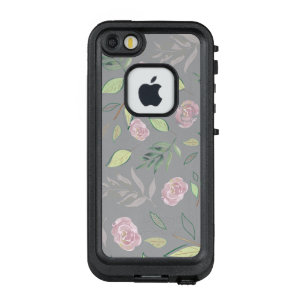 Festive Watercolor Flowers 2 LifeProof FRÄ’ iPhone SE/5/5s Case