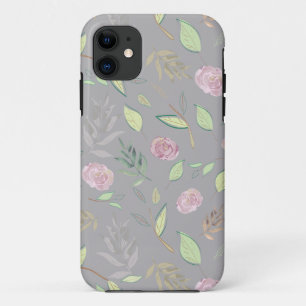 Festive Watercolor Flowers 6 Case-Mate iPhone Case