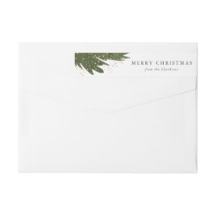 Festive Watercolor Return Address Labels