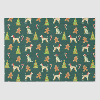 Festive Whippet Christmas Tissue Paper