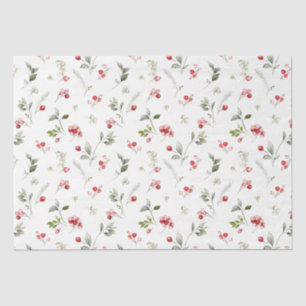 Festive Winter Berry Tissue Paper