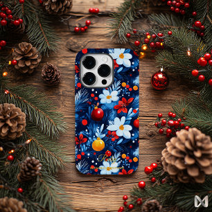 Festive Winter Bloom – Bold and Bright Holiday Case-Mate iPhone 14 Pro Case