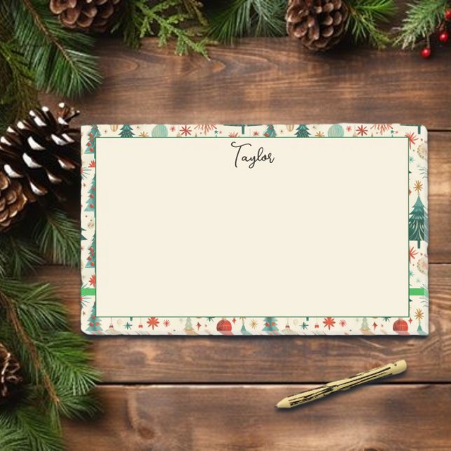 Festive Winter Holidays Pattern Post-it Notes (Creator Uploaded)