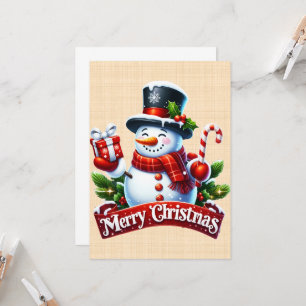 Festive Winter Joy Invitation