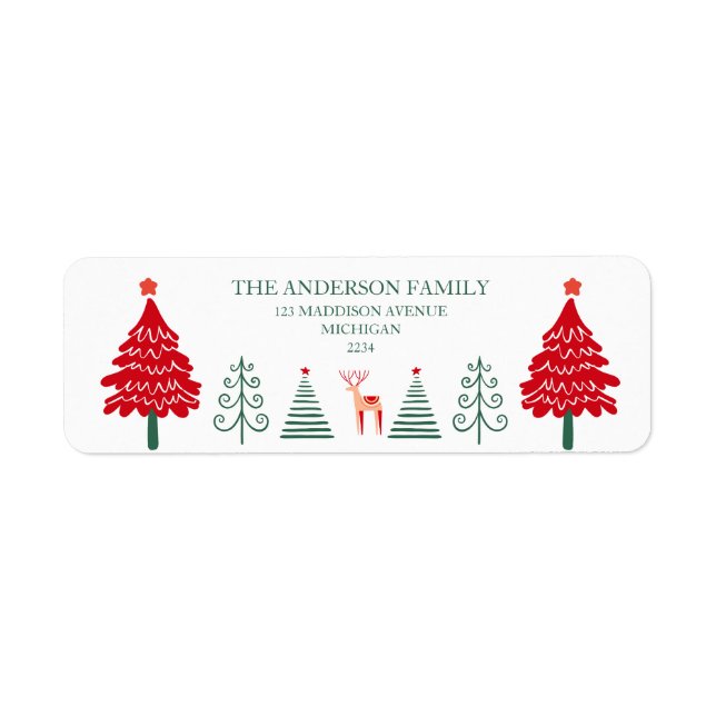 Festive Winter Scenery Scandinavian Christmas (Front)