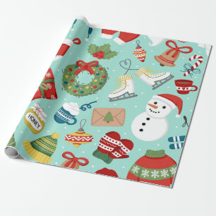 Festive Winter Wonderland Wrapping Paper