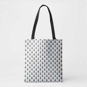 Festive Wishes. Christmas tree design Tote Bag