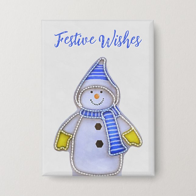 Festive Wishes. Snowman design (Front)