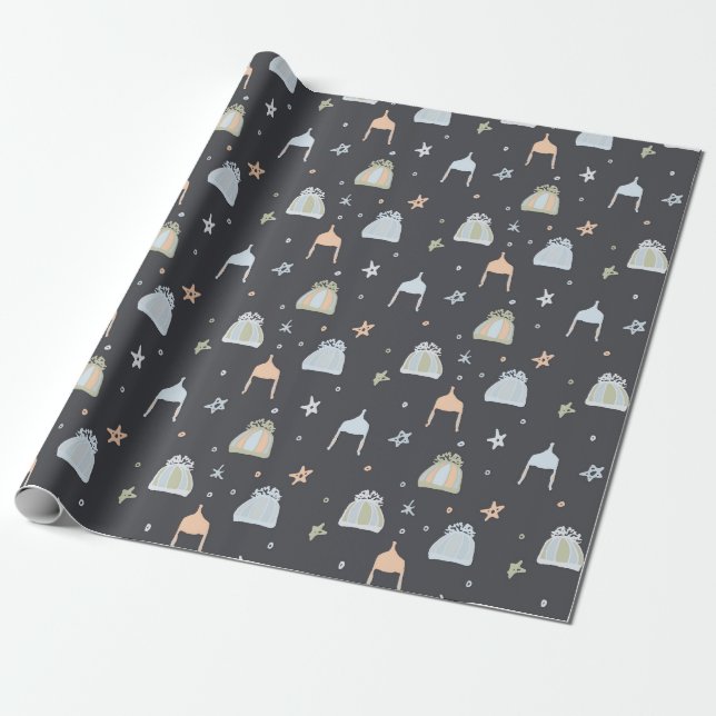 Festive Wrapping Paper (Unrolled)