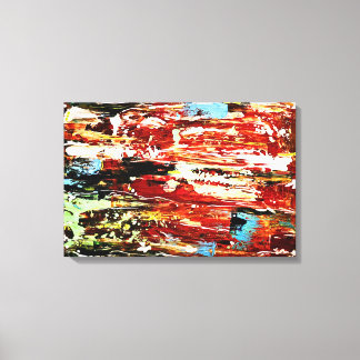 Festivity | Modern Colorful Abstract Art Canvas Print