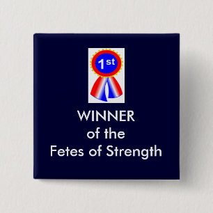 festivus 15 cm square badge