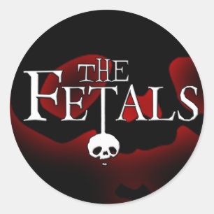 Fetals Glow Skull Logo Sticker
