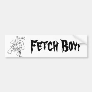 Fetch Boy Bumper Sticker