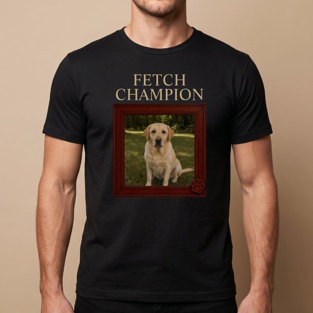 Fetch Champion Custom Funny Dog T-Shirt (Creator Uploaded)