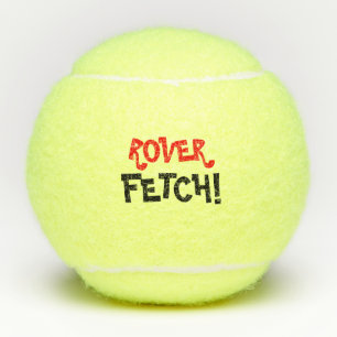 Fetch! Custom Name for your dog Tennis Balls