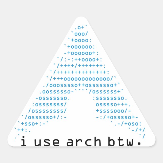 Fetch - Light Triangle Sticker (Front)