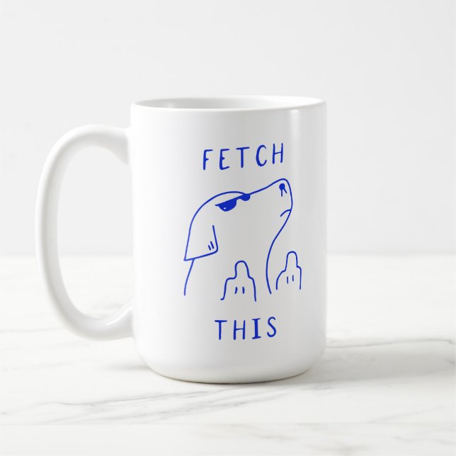 Fetch this | Dog | Mug Decorative (Left)