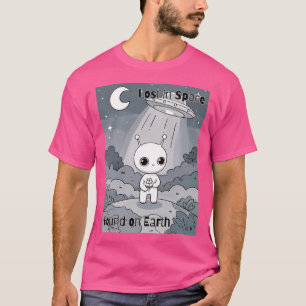 Fetchcraft Lost In Space Found On Earth Print D T-Shirt
