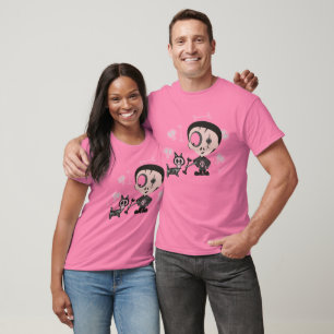 Fetching Living Dead Dog with Zombie T-Shirt