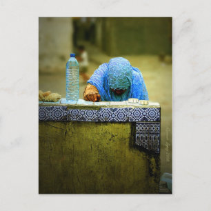 Fetching Water Postcard