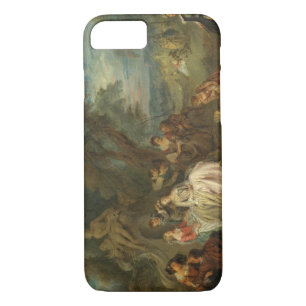 Fête Champêtre, c. 1730 (oil on canvas) iPhone 8/7 Case