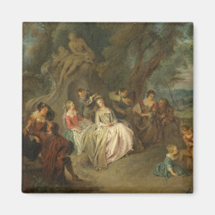 Fête Champêtre, c. 1730 (oil on canvas) Magnet