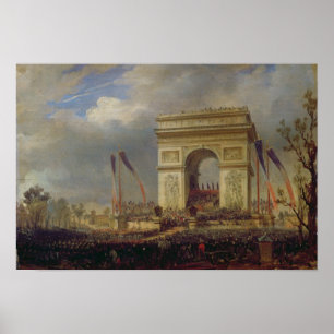 Fete de la Fraternite at the Arc de Triomphe Poster