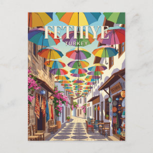 Fethiye Old Town Turkey Postcard