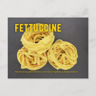 fettuccine  postcard