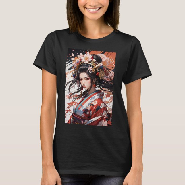 Feudal Japan Onna-Bugeisha Tee! T-Shirt (Front)