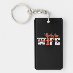 Feuerwehr Hydrant Firefighter Wife Key Ring