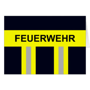 Feuerwehr Symbol Uniform Blau