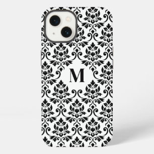 Feuille Damask Black Pattern (Custom) iPhone 13 Case