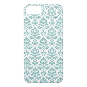 Feuille Damask Teal Pattern Case-Mate iPhone Case