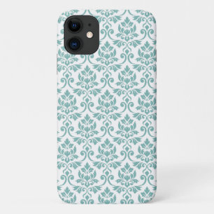 Feuille Damask Teal Pattern Case-Mate iPhone Case