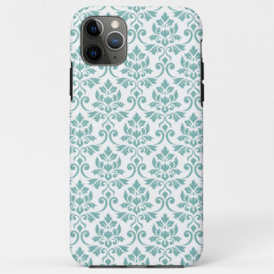 Feuille Damask Teal Pattern Case-Mate iPhone Case