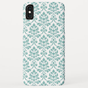 Feuille Damask Teal Pattern Case-Mate iPhone Case