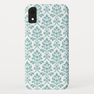 Feuille Damask Teal Pattern Case-Mate iPhone Case