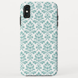 Feuille Damask Teal Pattern Case-Mate iPhone Case