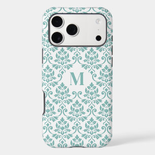 Feuille Damask Teal Pattern (Custom)