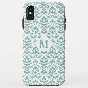 Feuille Damask Teal Pattern (Custom) Case-Mate iPhone Case