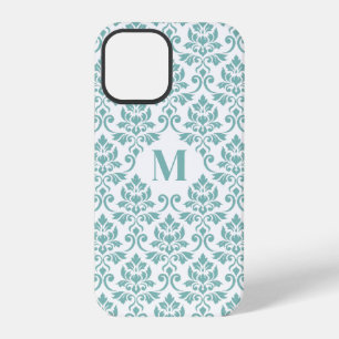 Feuille Damask Teal Pattern (Custom) iPhone 12 Pro Case