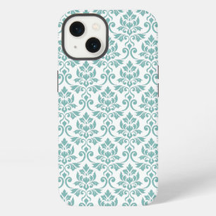 Feuille Damask Teal Pattern iPhone 13 Case