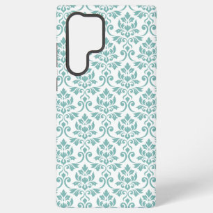 Feuille Damask Teal Pattern Samsung Galaxy Case