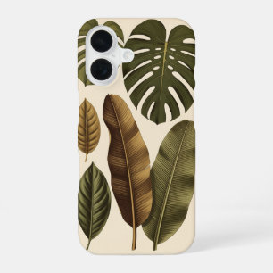 Feuilles Tropicales Vintage iPhone 16 Case