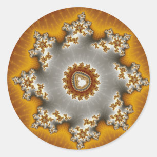 Feulia - Fractal Classic Round Sticker