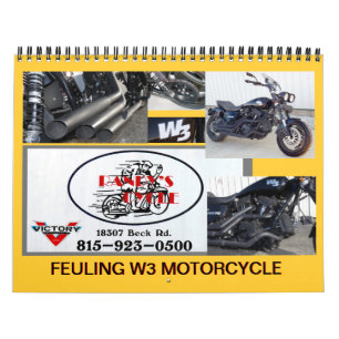 Feuling W3 Motorcycle Calendar 2016
