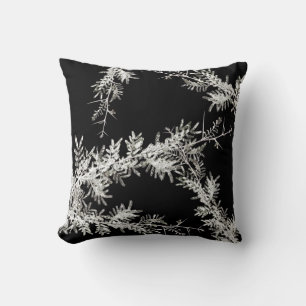 Fever Tree Leaves Branch Cushion Throw Pillow
