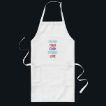 Few Of My Favourite Things Love The Cook Party Long Apron<br><div class="desc">Celebrate the holiday season with this fun apron.  Personalise it as you choose with all of their favourite things,  the perfect housewarming gift.  Just another way to make your party special,  look for other fun party ideas all part of the Winter Wishes collection.</div>