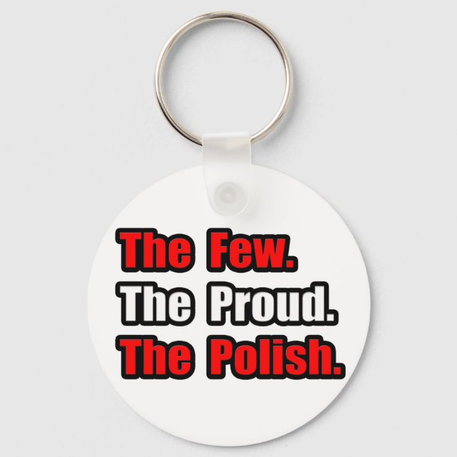 Few Proud Polish Key Ring (Front)
